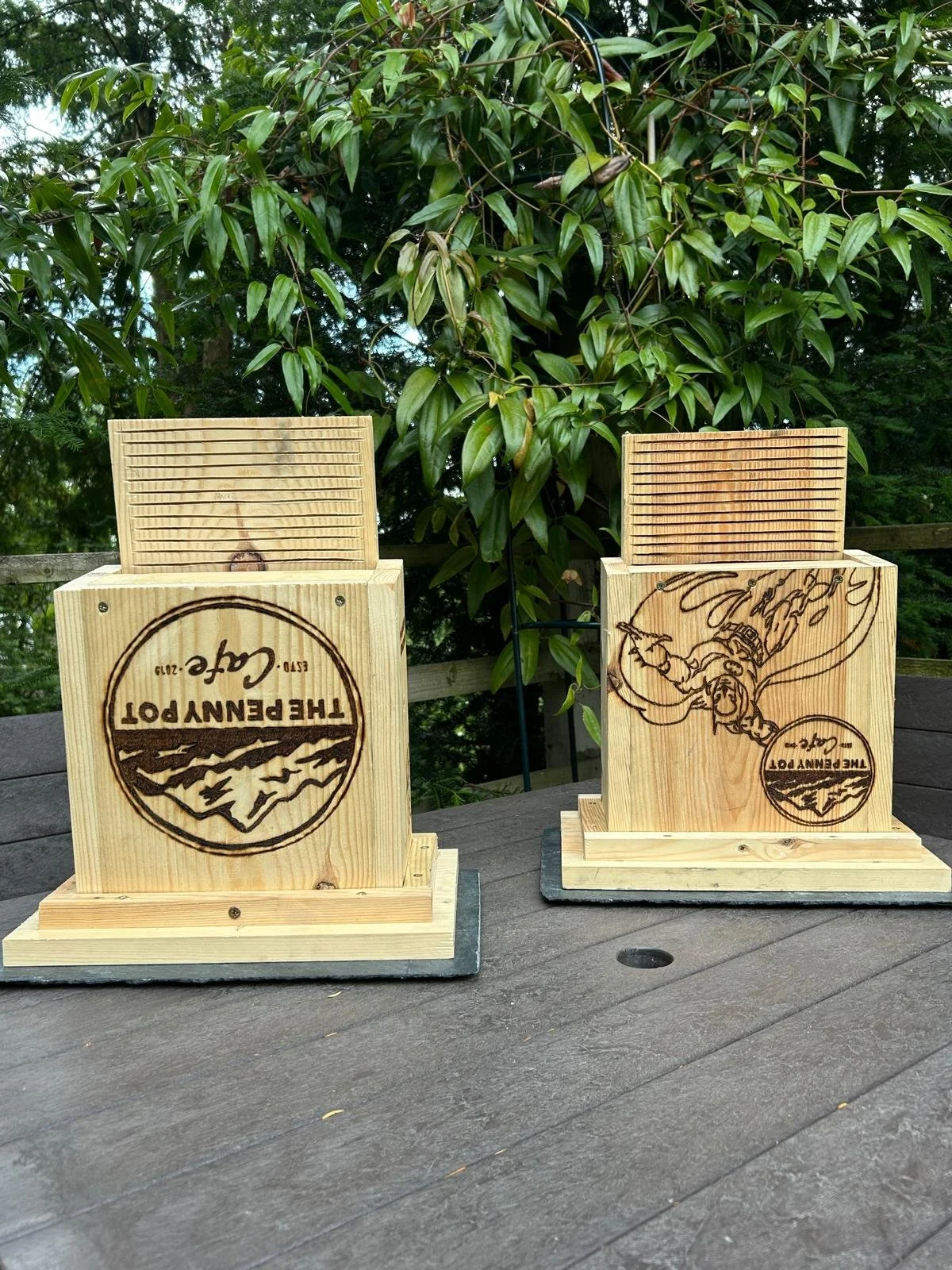 2 of our Edale made bat boxes.