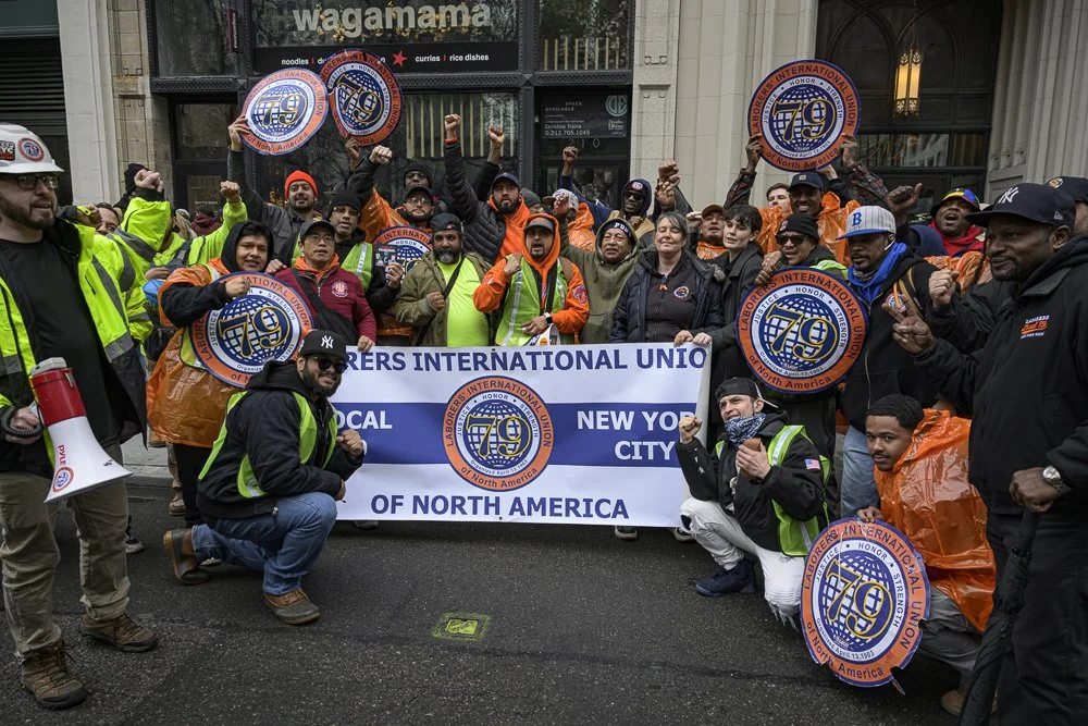 Local 79 Contingent (Hands Off! Series)-2025 International Photography Awards 3rd Place and PX3 State of the World Finalist