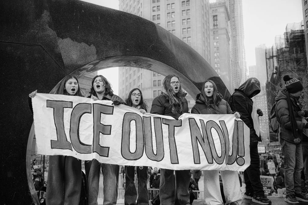 Ice Out Now, New York City Protests In Solidarity With Minneapolis Against US Government Anti-Immigrant Terror; 23 January march; 2026 International Photography Awards 2nd Prize, Editorial/ Press Political Category (Professional series of 10 images):
