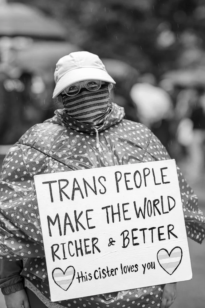 Trans People Make the World Better (14 June 2025 NYC No Kings! Political Statements series)-2025 International Photography First Place, 2025 PX3 Silver and Bronze