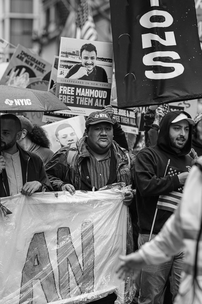 Free Mahmoud! (14 June 2025 NYC No Kings! Political Statements series)-2025 International Photography First Place, 2025 PX3 Silver and Bronze