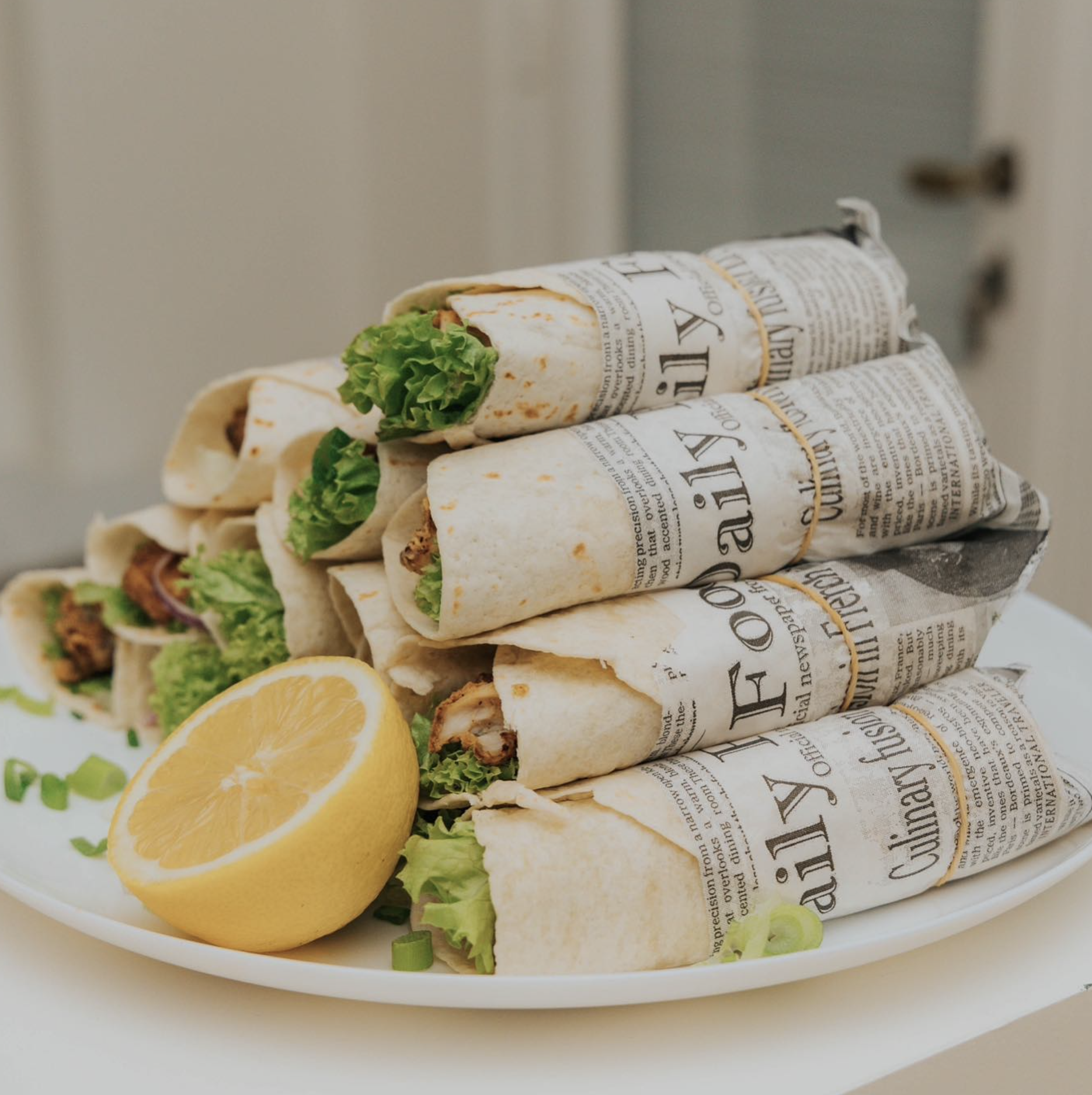 Homemade Chicken Tender Wraps