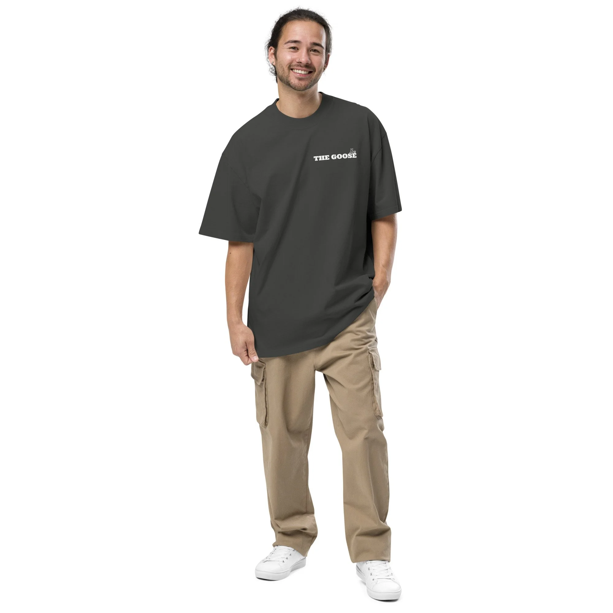 Oversized faded Goose t-shirt