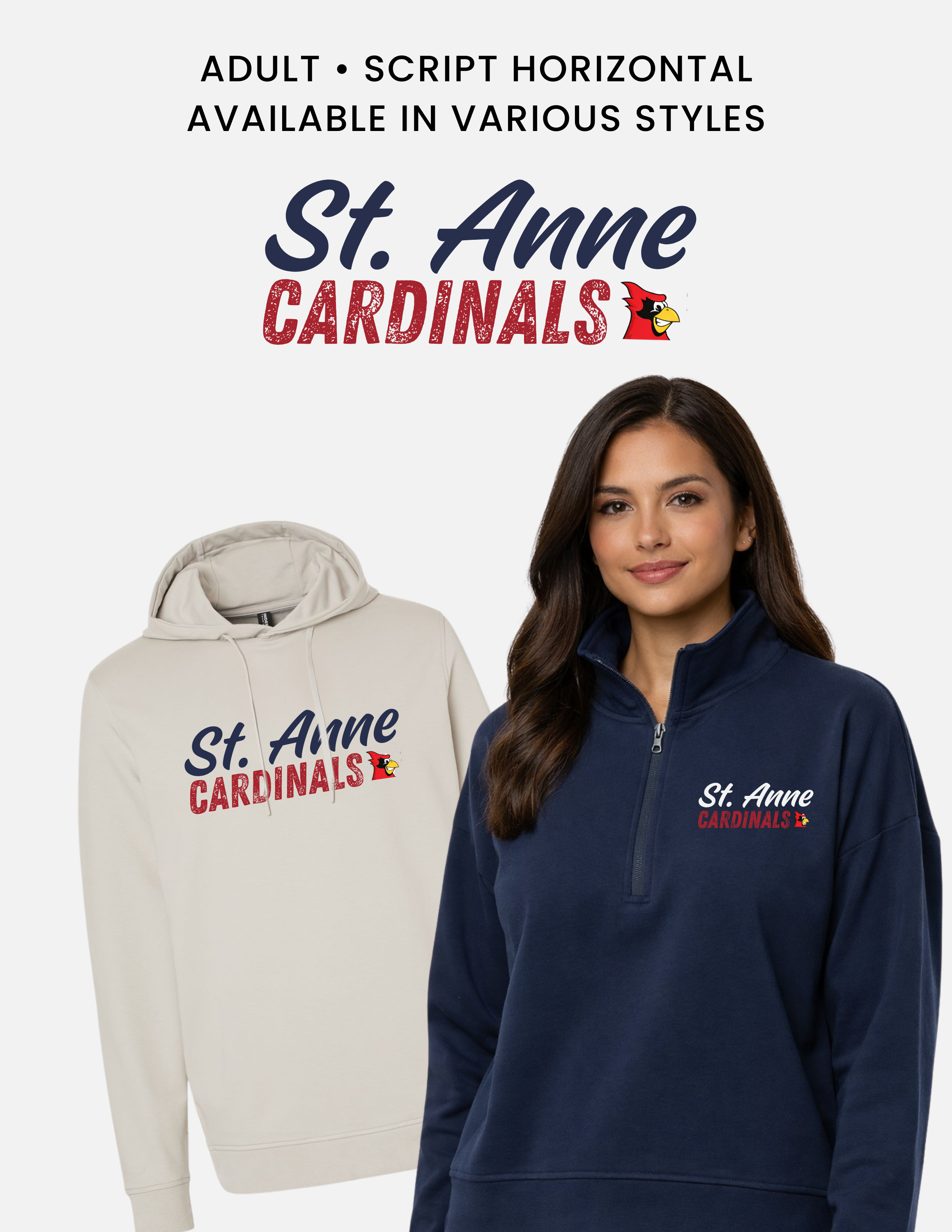 ADULT | St. Anne - Script Horizontal