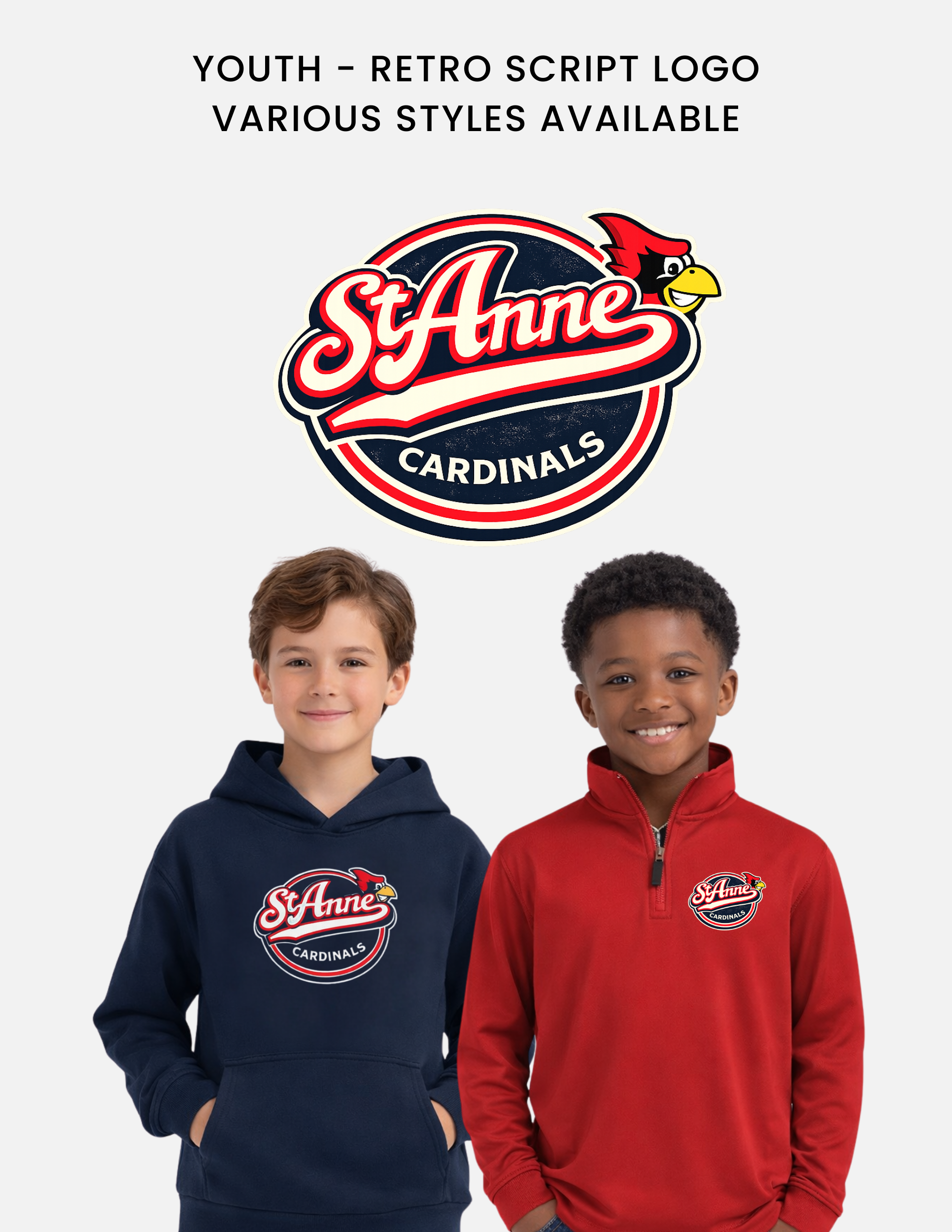 PRE-K & YOUTH | St. Anne - Retro Script