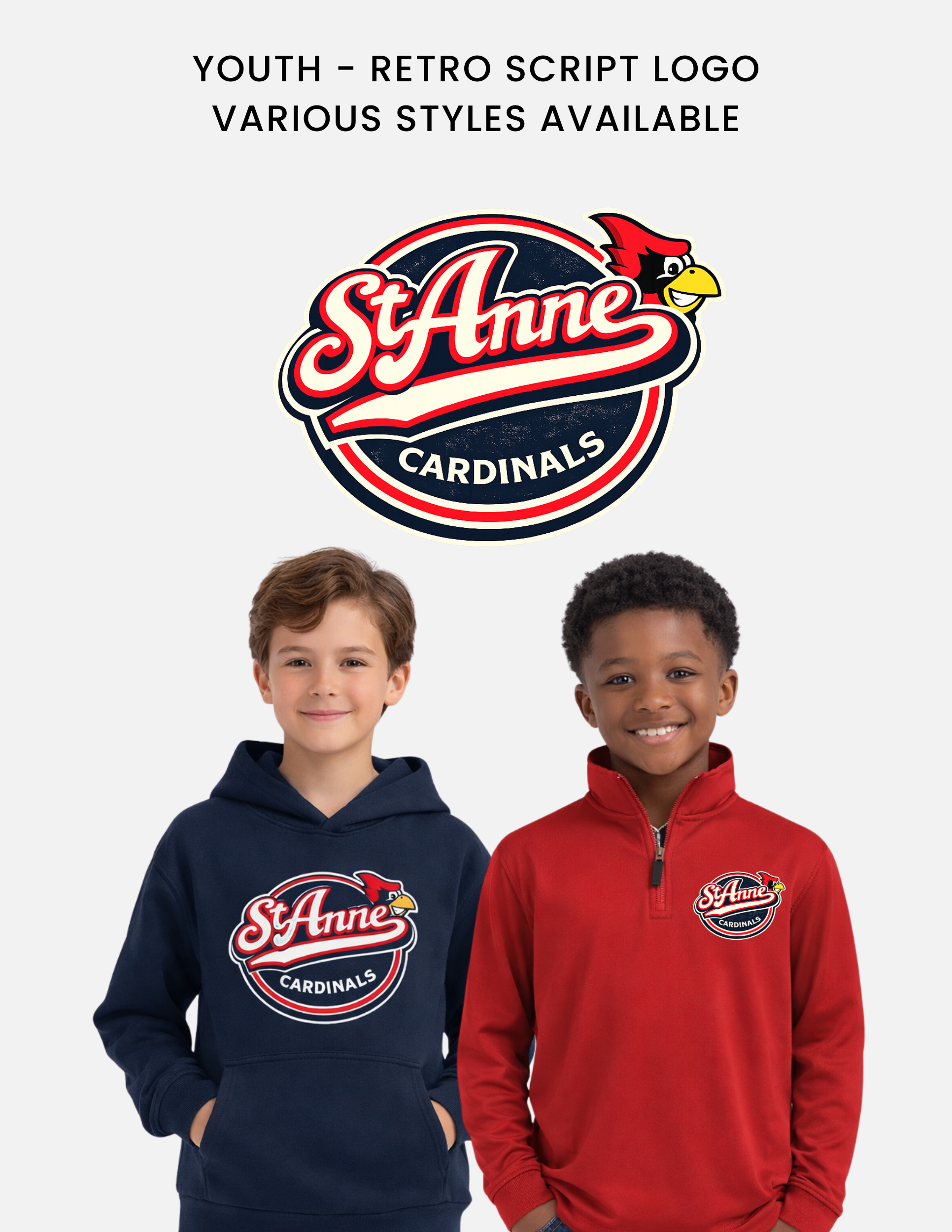 PRE-K & YOUTH | St. Anne - Retro Script