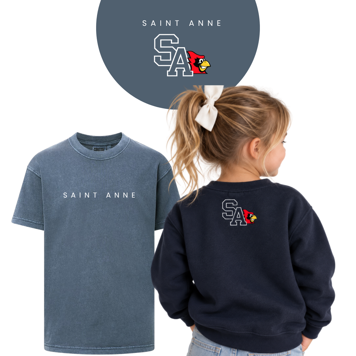 KIDS | Modern Front/Back Monogram