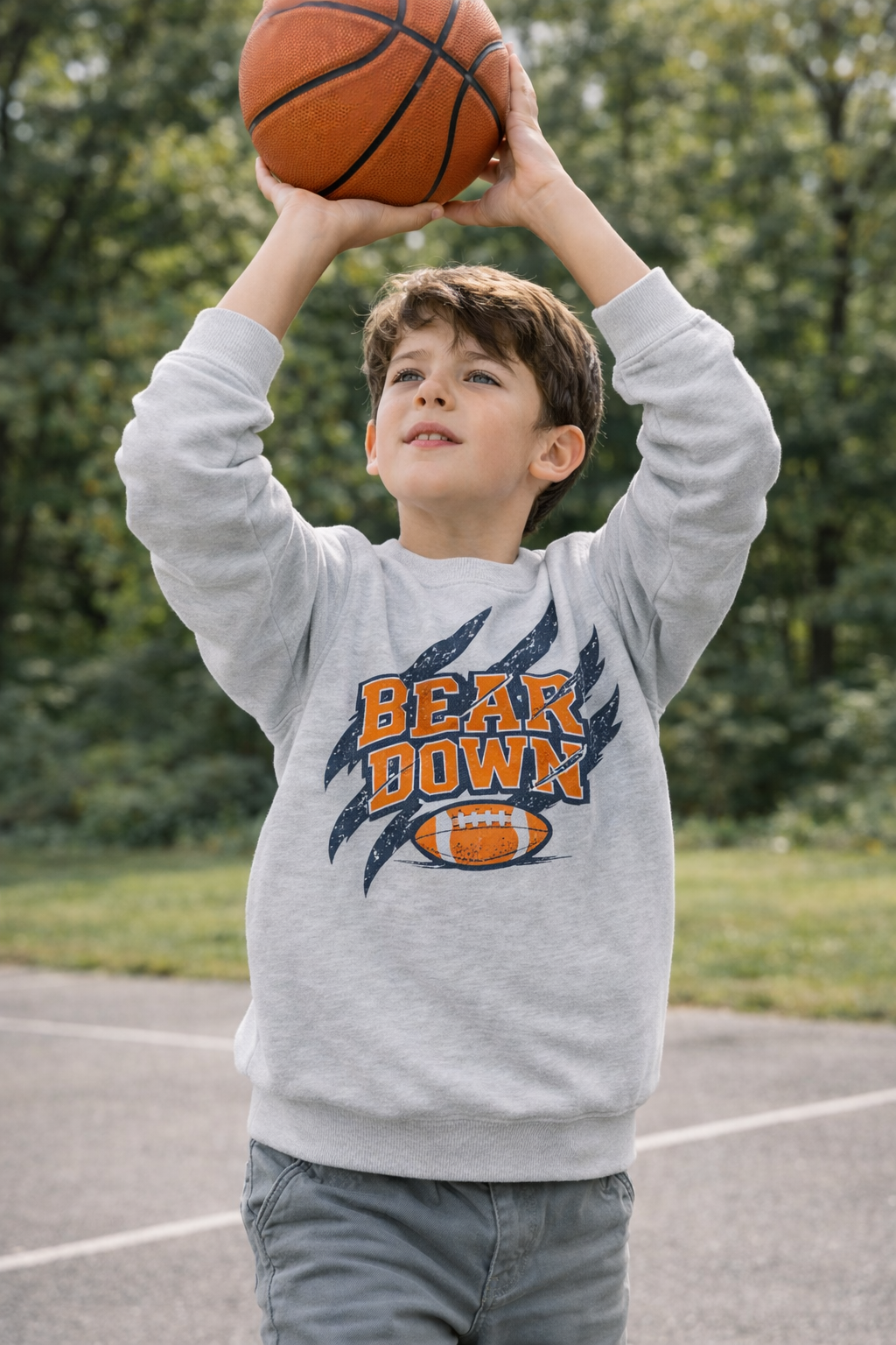 Bear Down Collection | Youth | Crewneck