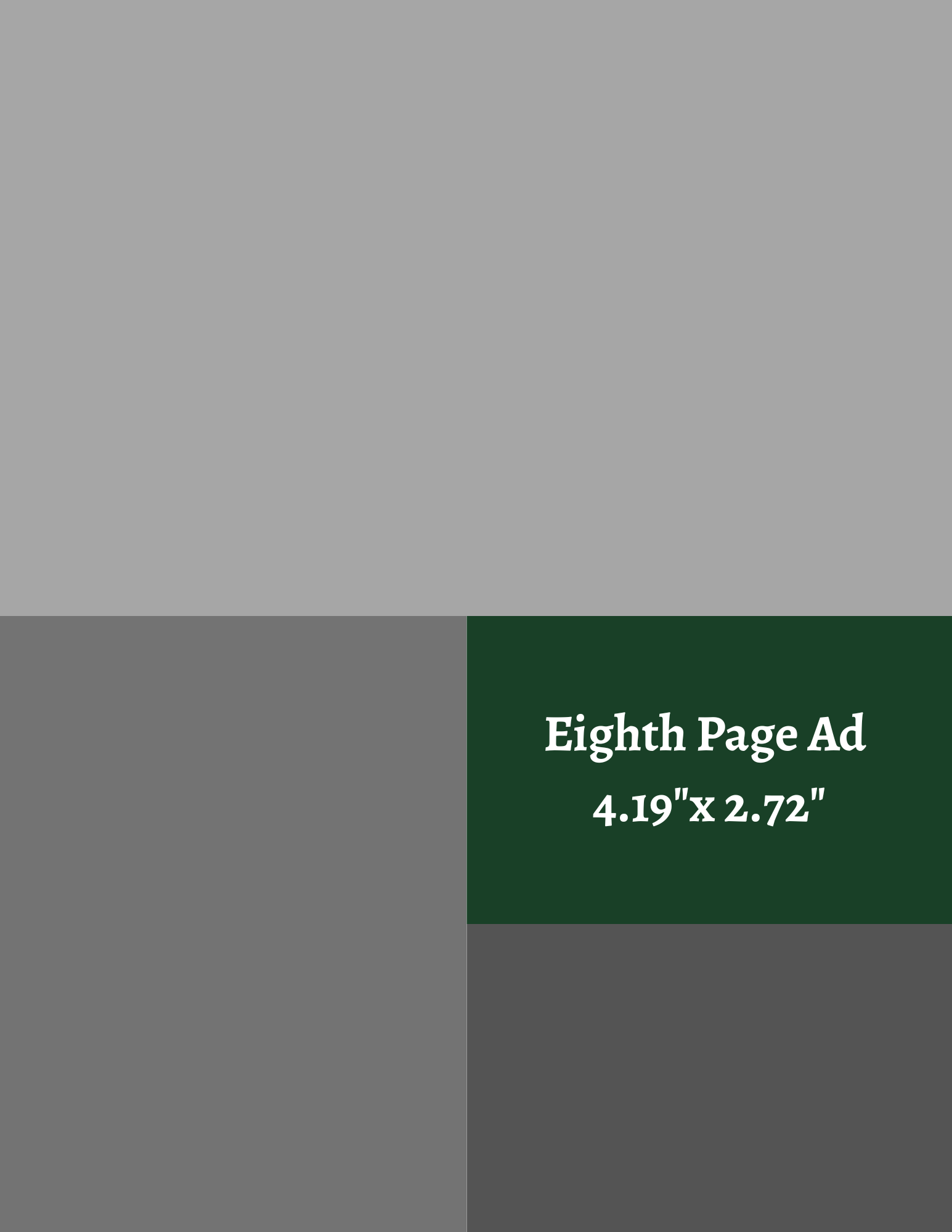Eighth Page Ad