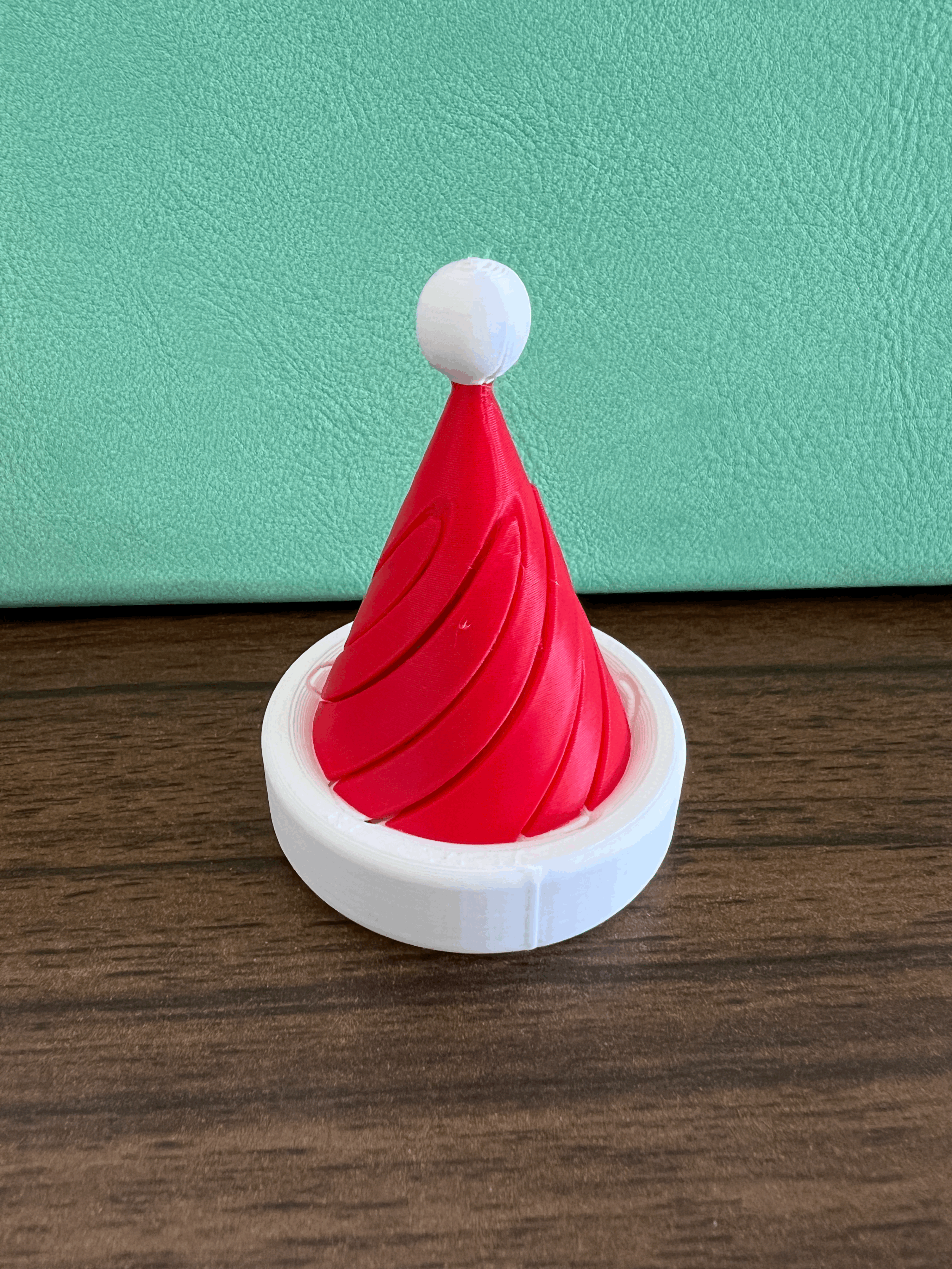 Santa Hat Pass through fidget