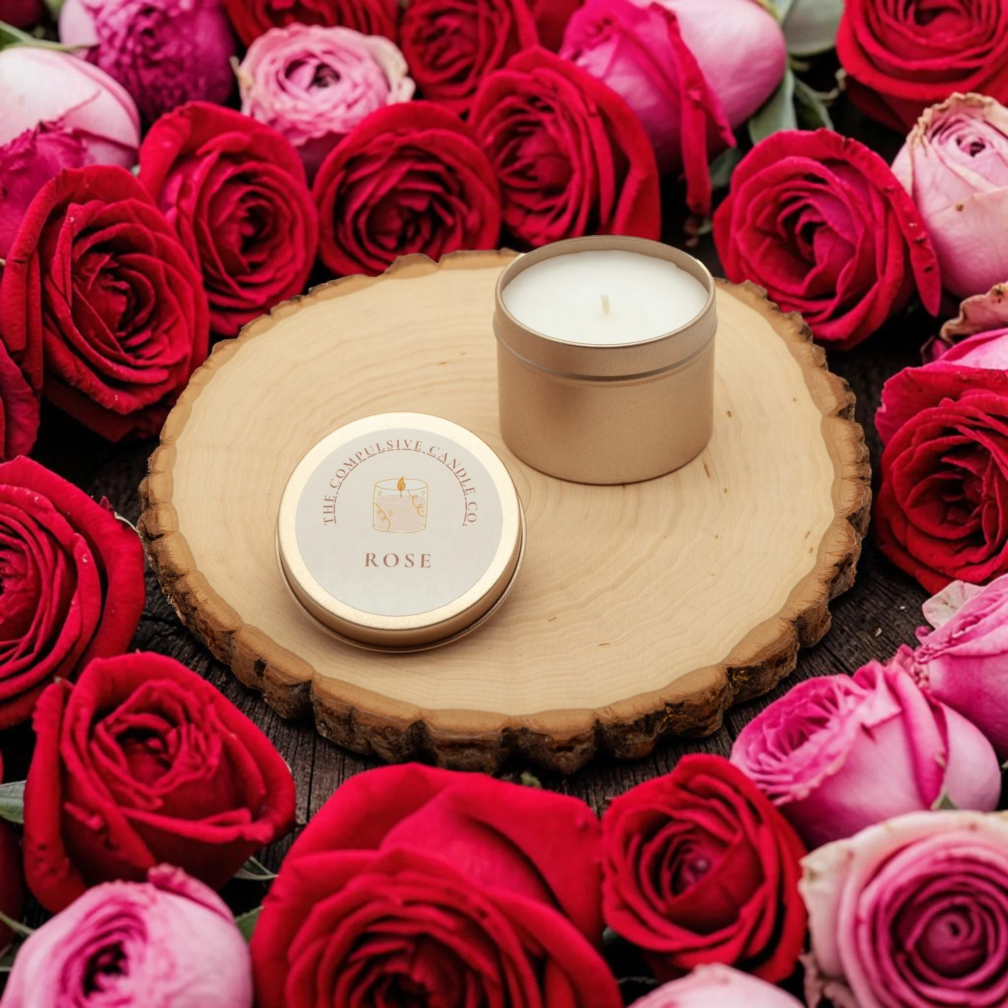 Rose (3oz Mini Candle)