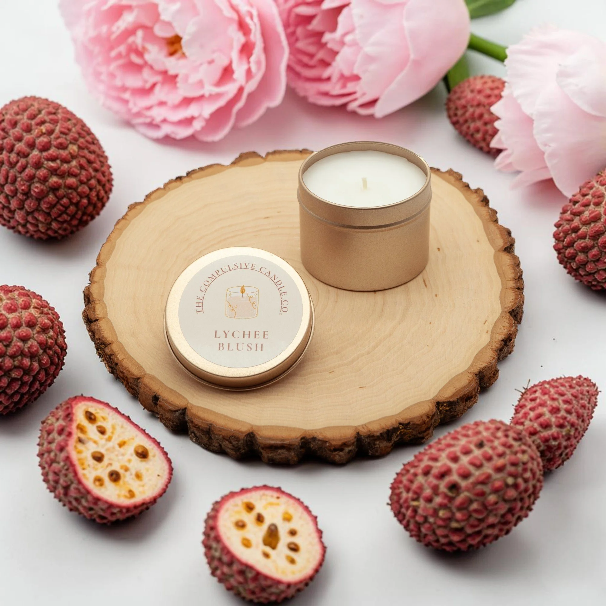 Lychee Blush (3oz Mini Candle)