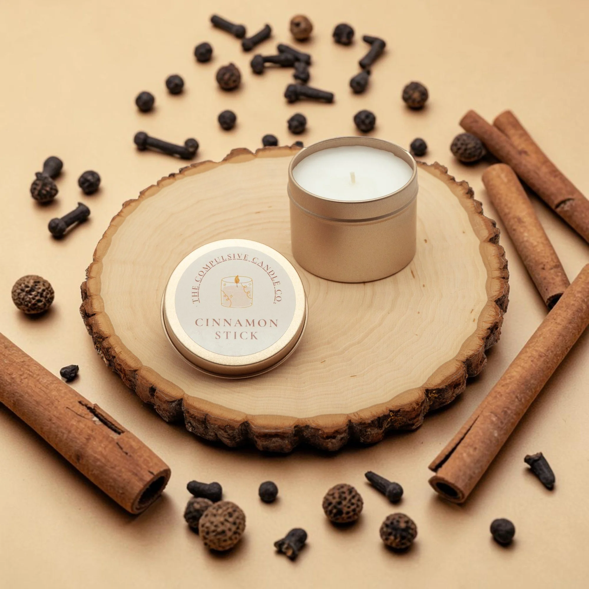 Cinnamon Stick (3oz Mini Candle)