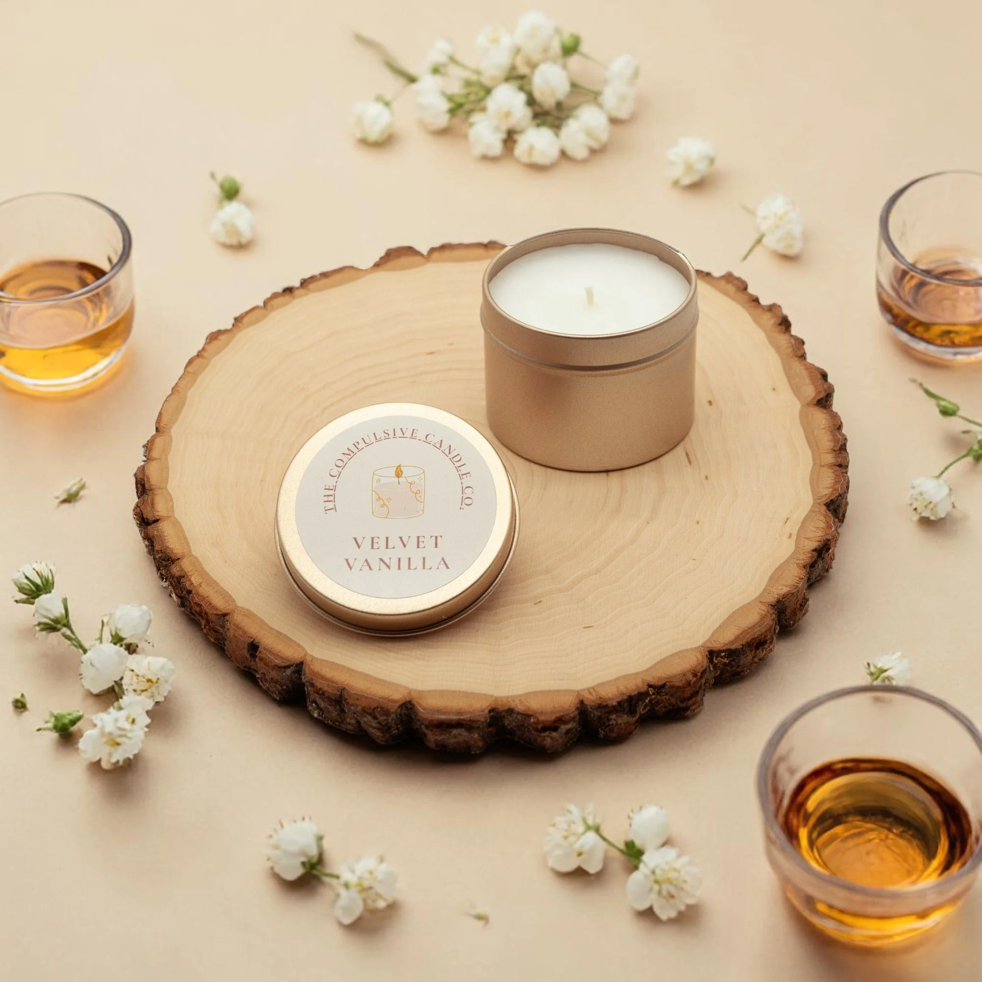 Velvet Vanilla (3oz Mini Candle)