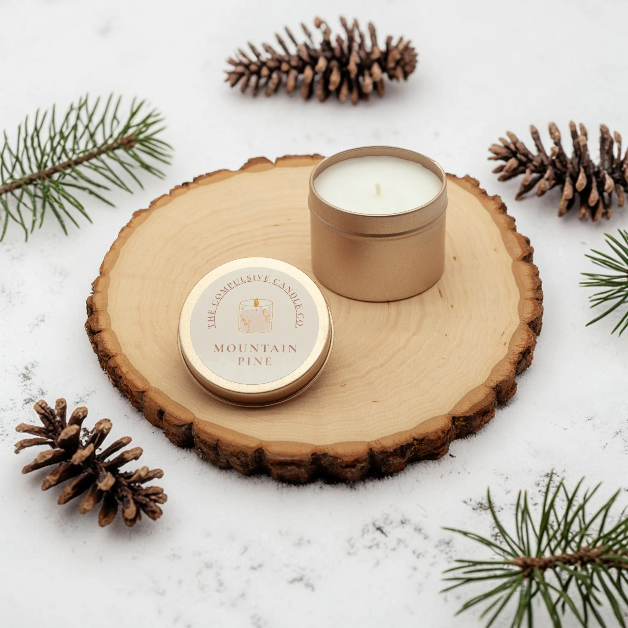 Mountain Pine (3oz Mini Candle)