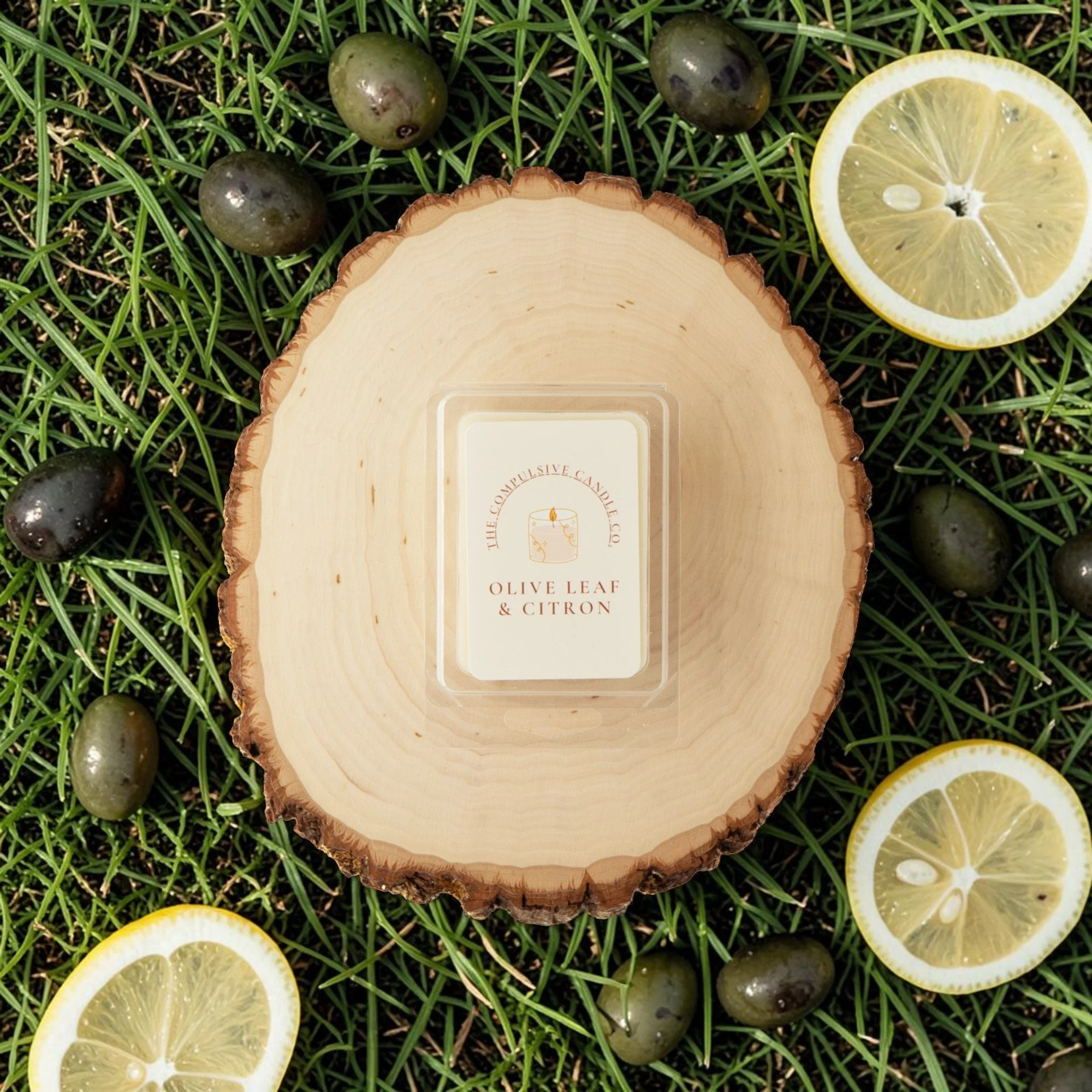 Olive Leaf & Citron (6-cube Wax Melt)