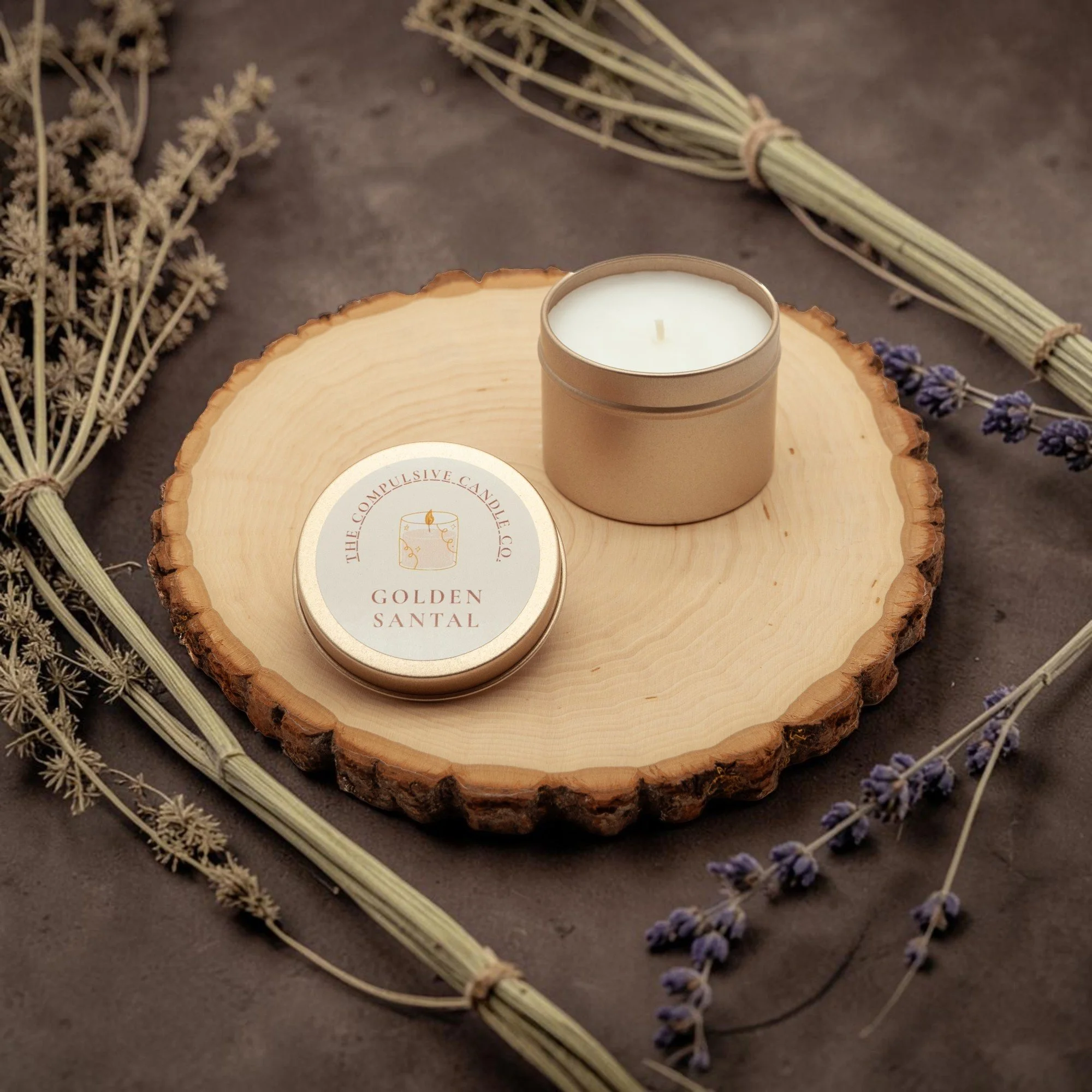 Golden Santal (3oz Mini Candle)