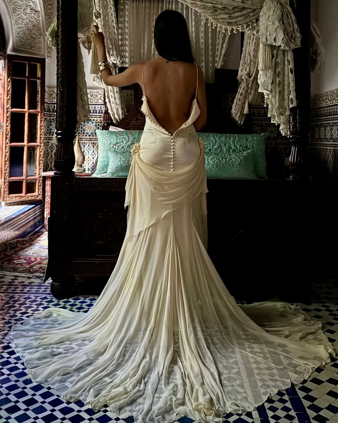 Mirror Palais Moonrise Gown🤍 #bridal #madeinny #newyorkfashion #weddinggown #wedding