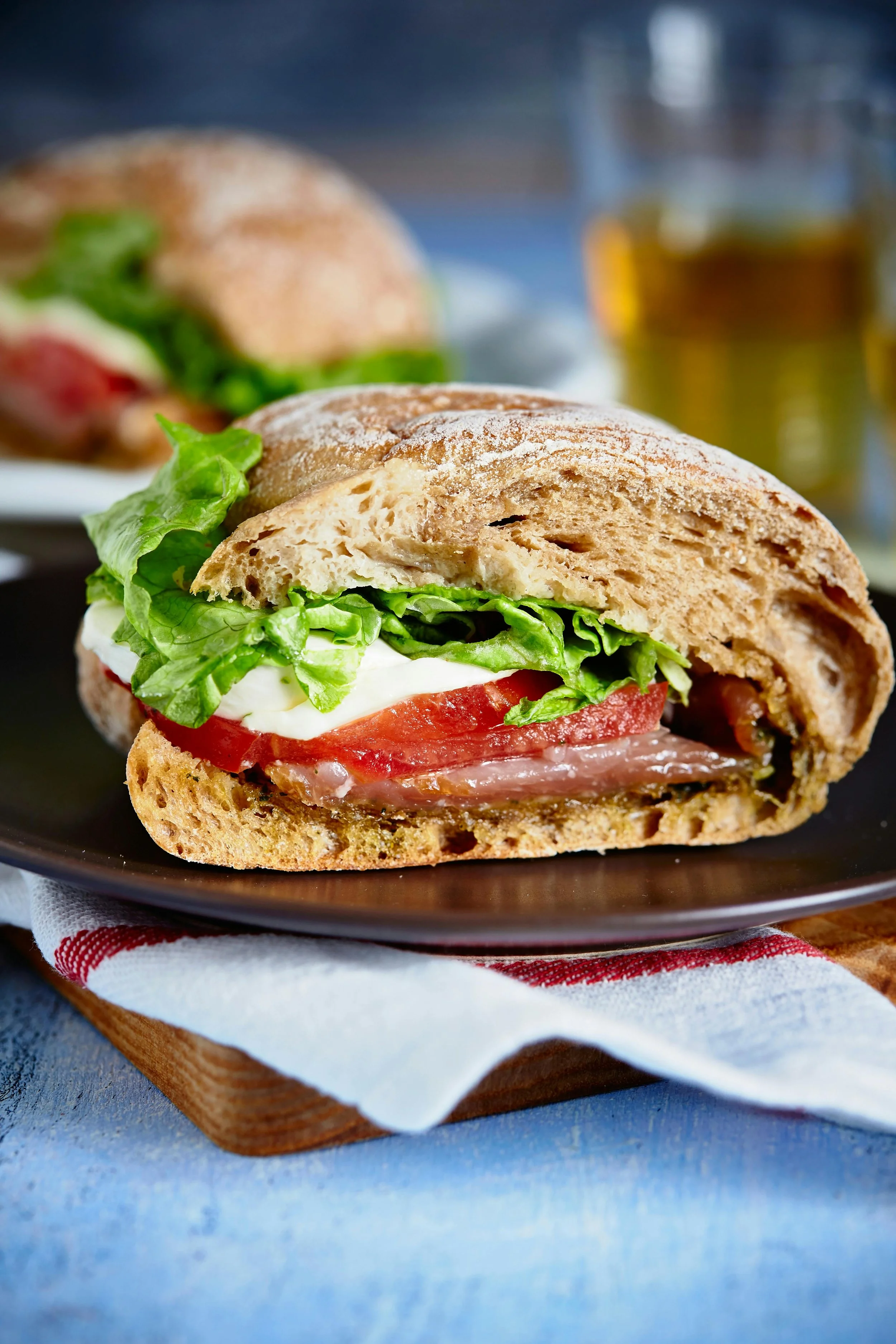 Caprese Panini (Fresh Mozzarella or Turkey)