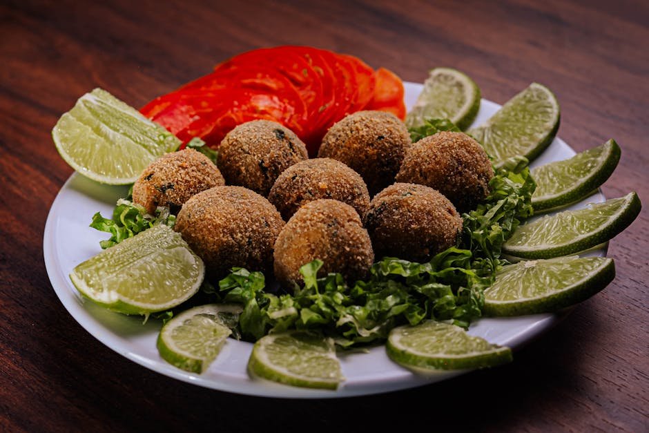 Baked Falafel with Tahini