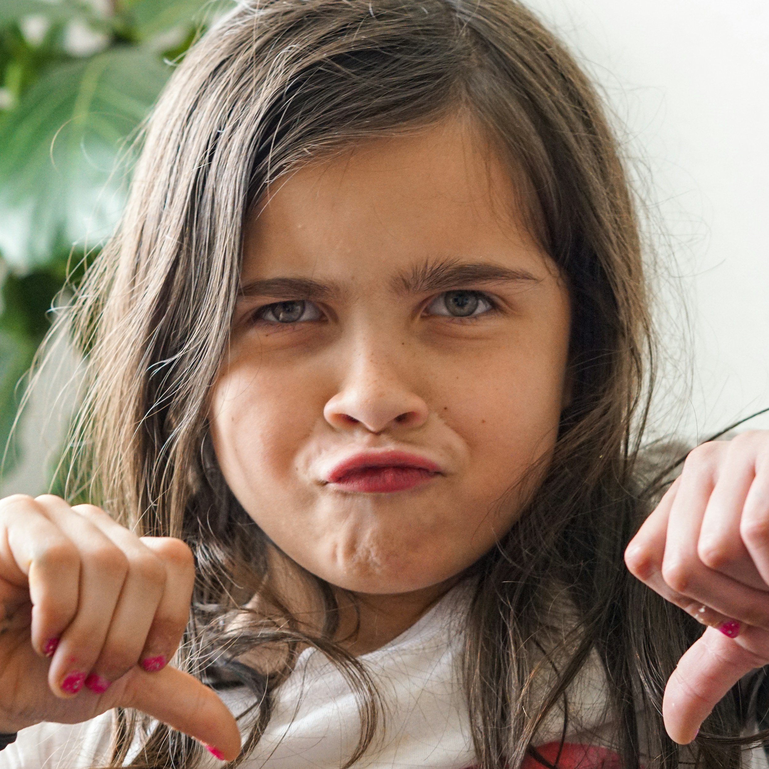 picky kid saying no to food