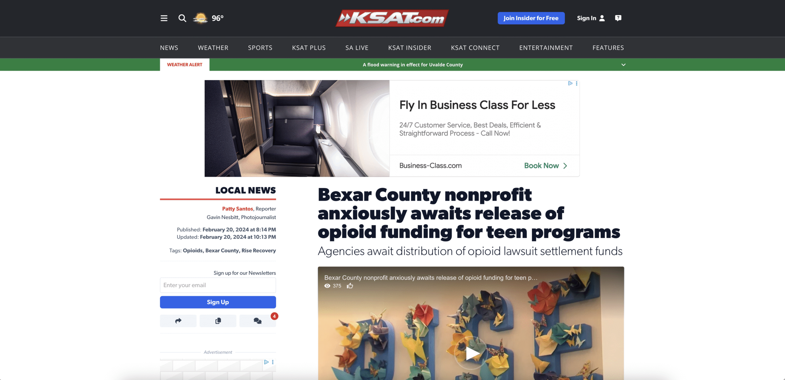 Rise Recovery Among Bexar County Nonprofits Advocating for Teen Opioid Funding