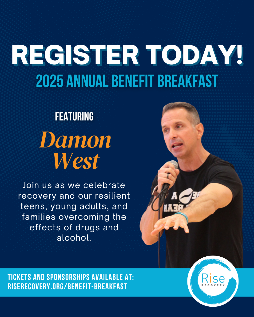 National Speaker Damon West to Visit Recovery High School Students, Ahead of May Benefit Breakfast Appearance