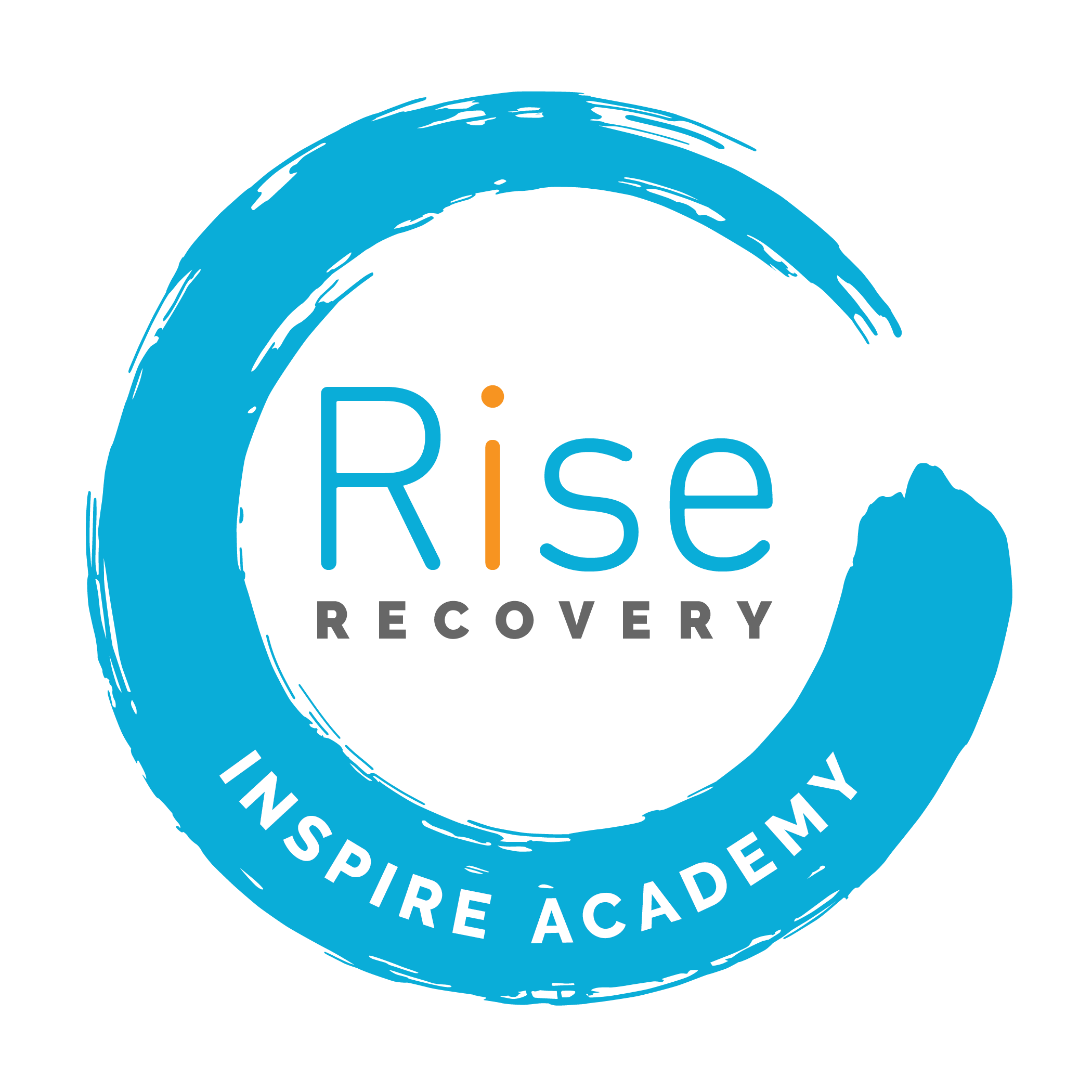 Blue circular logo with a stylized wave and the words "Rise" and "Reinvestment".