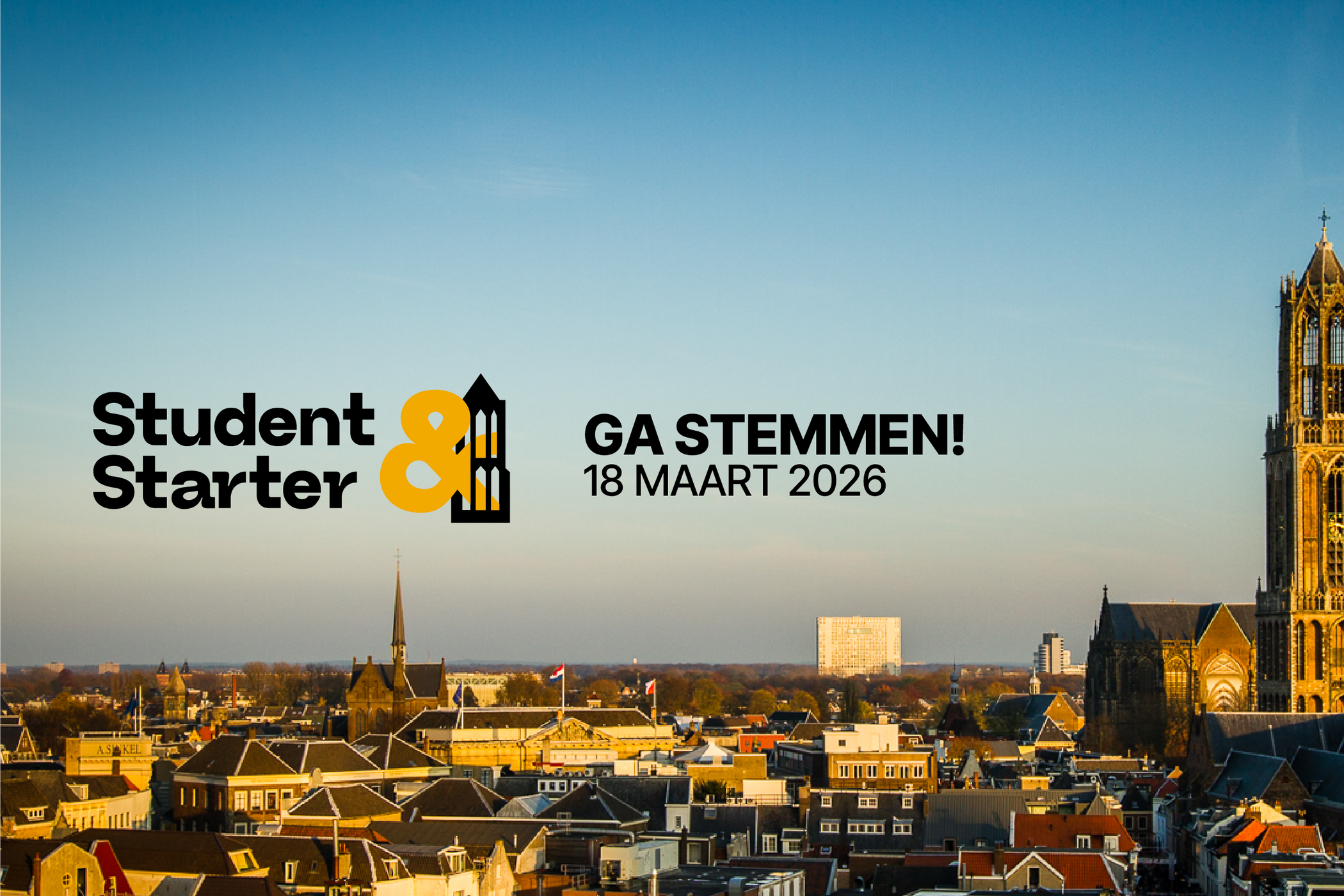 Student &amp; Starter presenteert verkiezingsprogramma: Sneller bouwen en meer leven in de stad