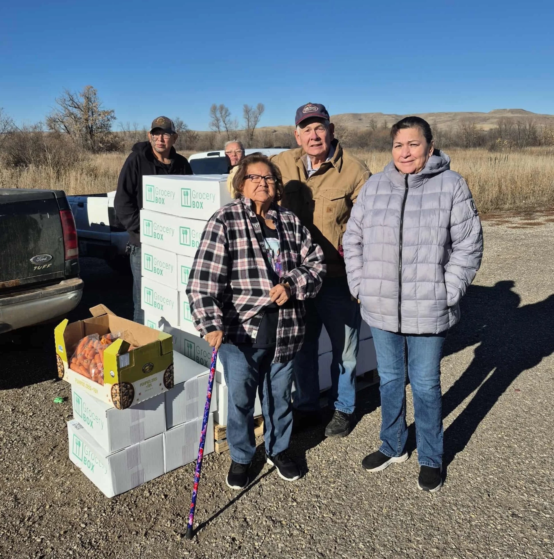 Giving Season: Providing Food Boxes to Big Horn County