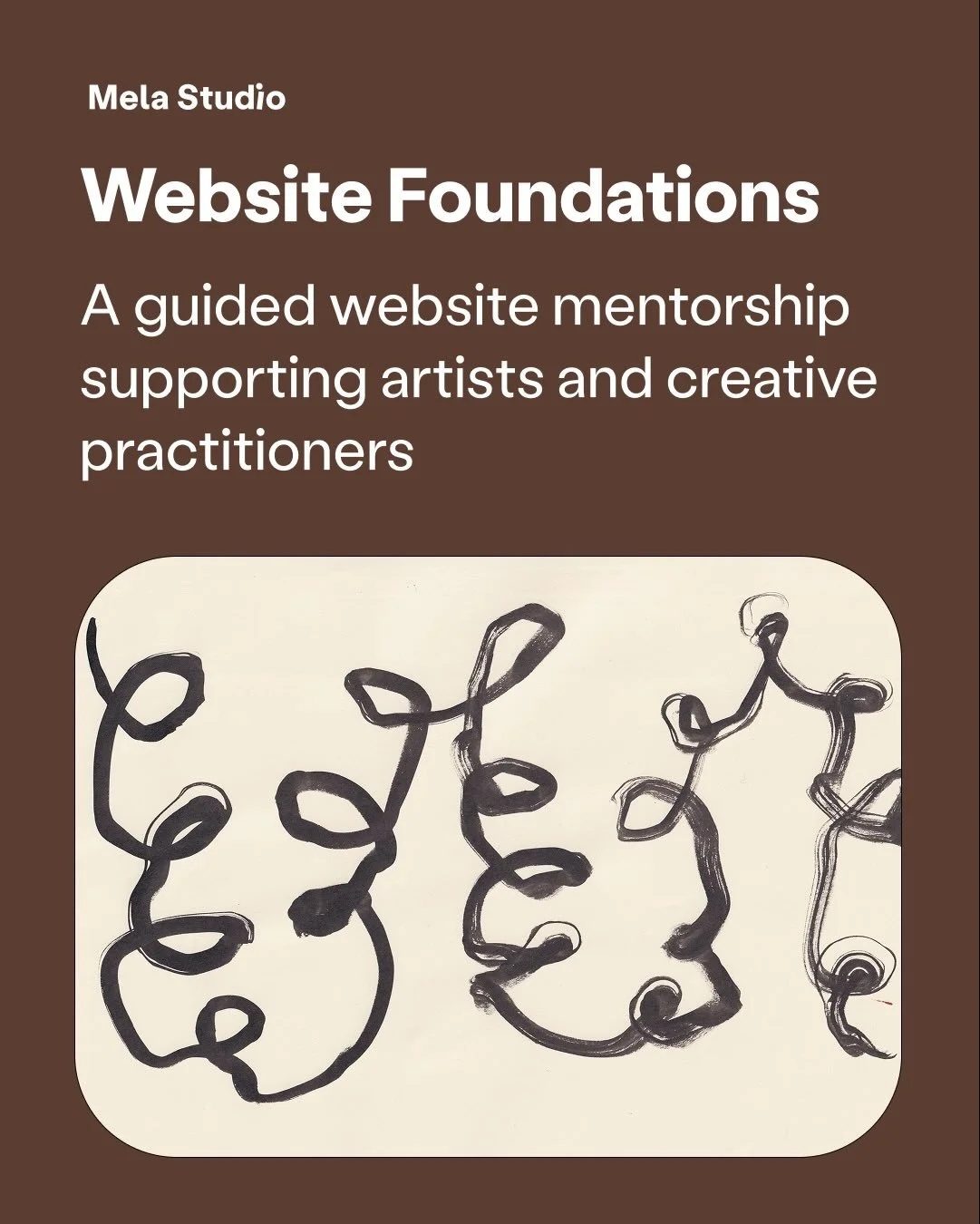 Website Foundations is a guided website mentorship for artists and creative makers who want a clear, confident online presence - without second-guessing every decision.
We start with your content, structure and priorities, then build your Squarespace
