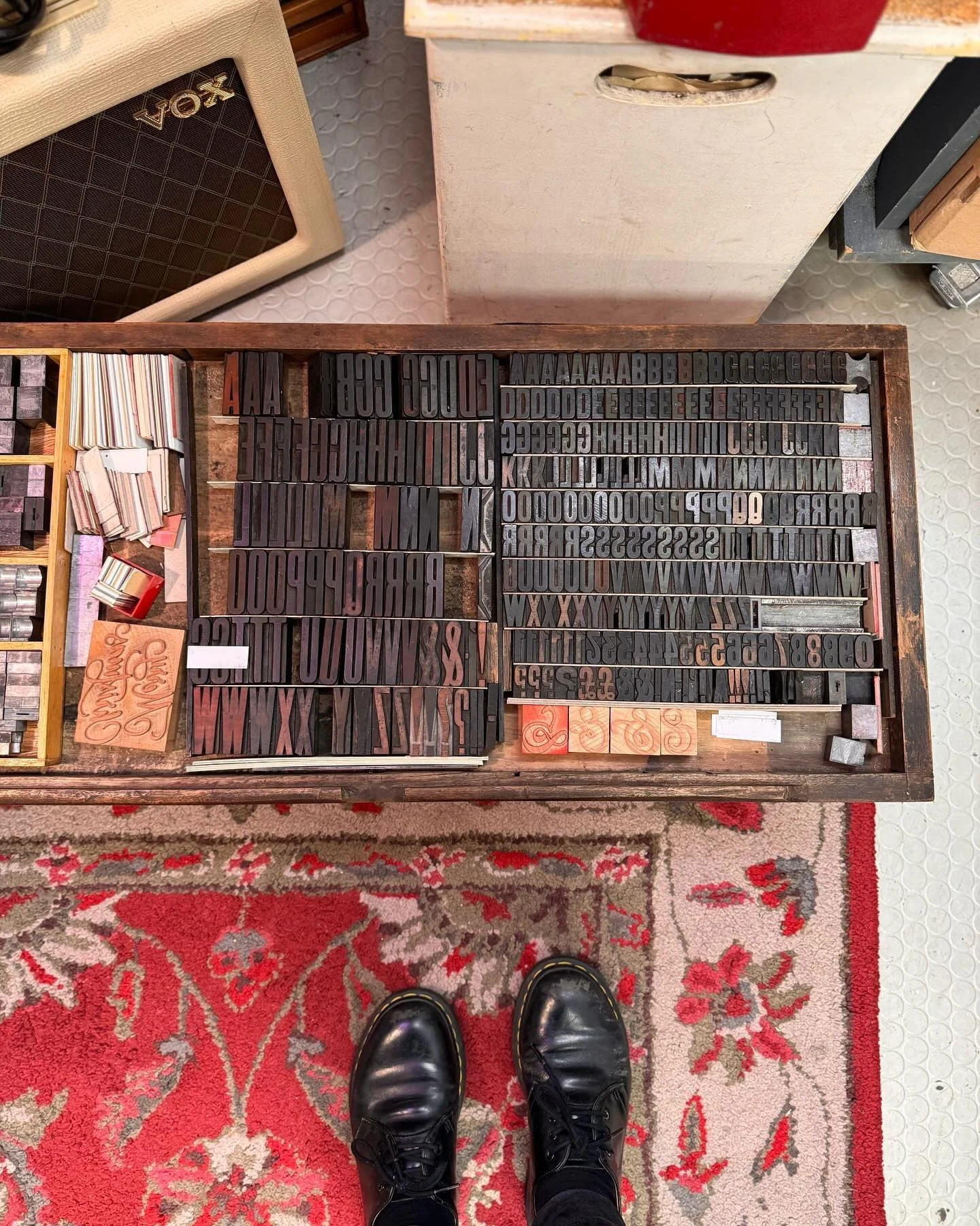 Letterpress play with @the_amplifierpress
Thanks for showing me the ropes Nige! 🙏🏼