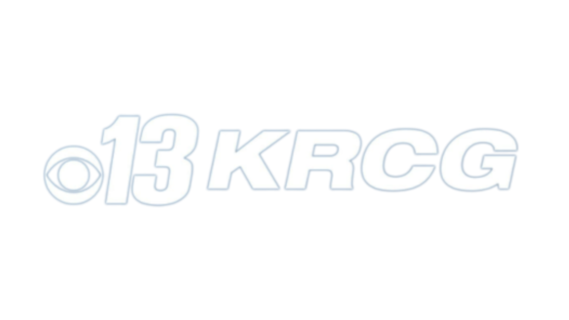 Graphic of the CBS 13 KCRC logo with a blue and white color scheme.