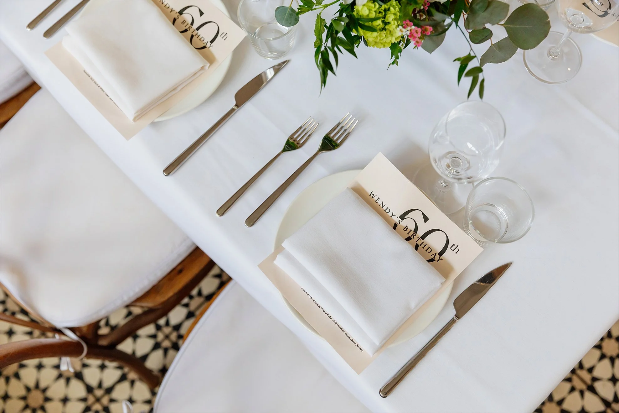 Seated Dinner Celebration