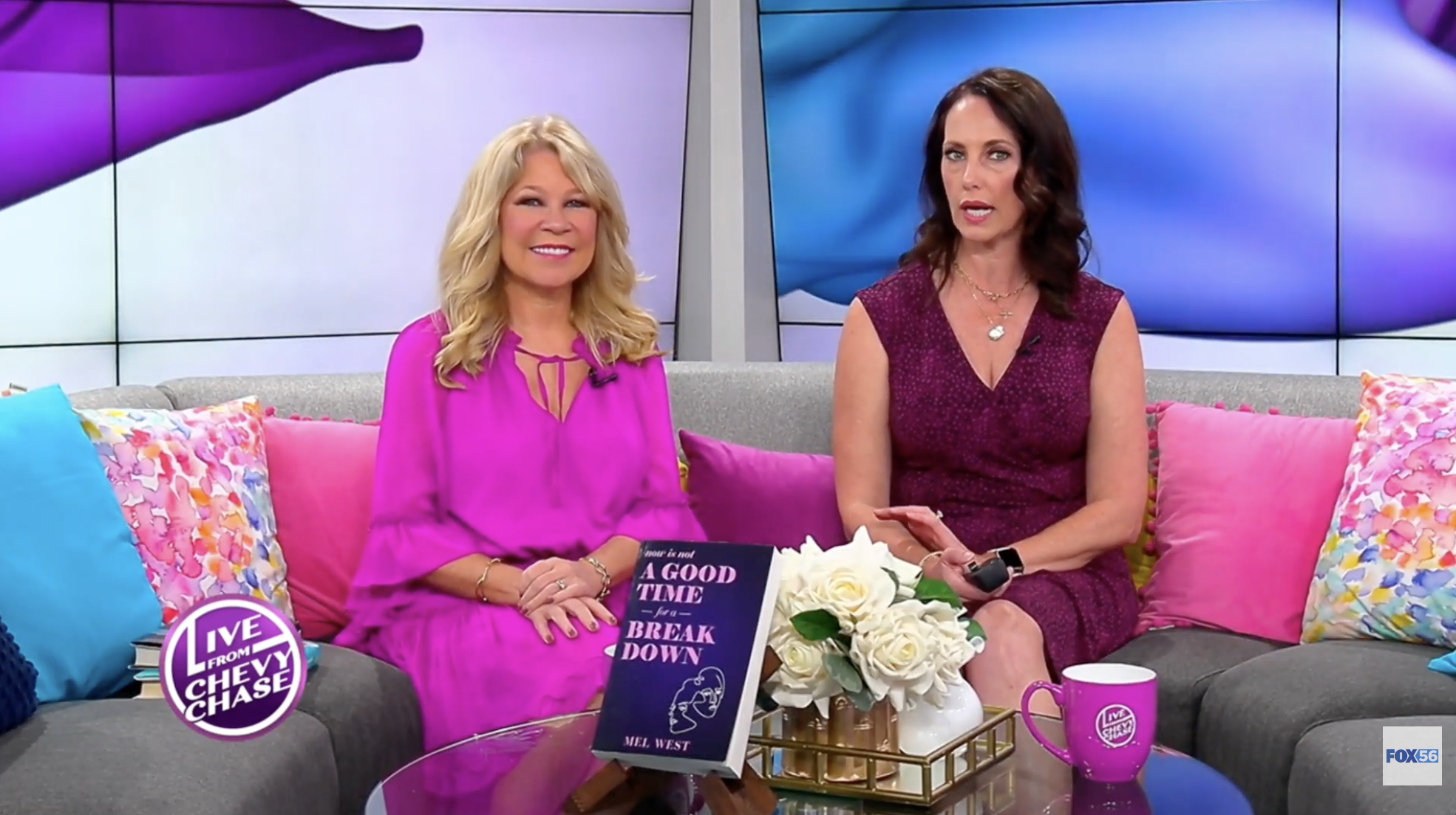 Mel West on Books &amp; Binges segment of the Live from Chevy Chase show