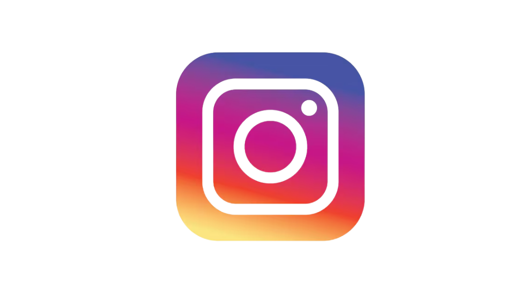 Instagram app icon with a gradient background transitioning from purple to yellow.