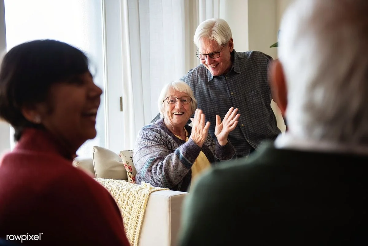 Adult with FND working on swallowing therapy with understanding therapist
