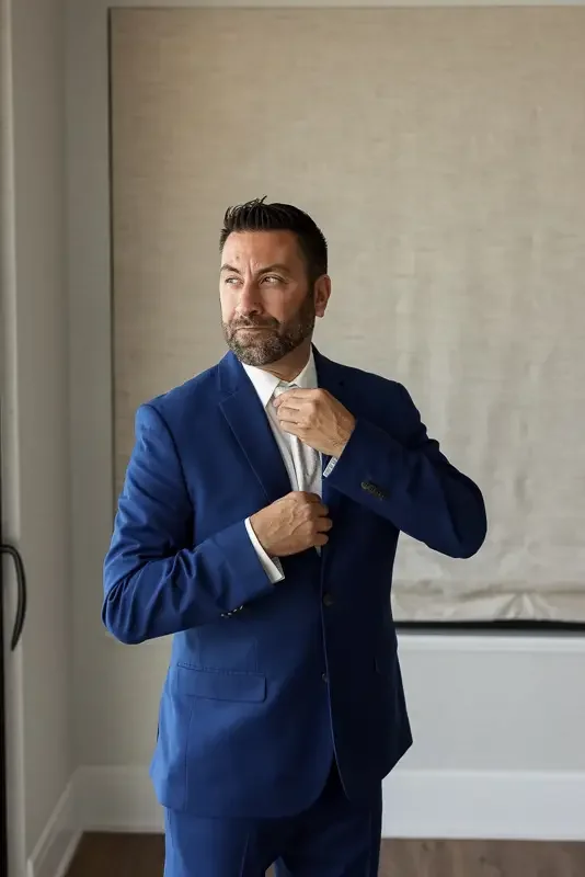 Groom Portrait Before Ceremony