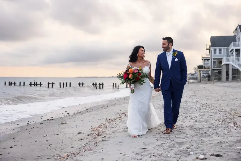Sunset Beach Wedding Walk
