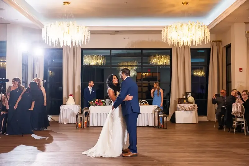 Fall Tyde Beach Wedding First Dance