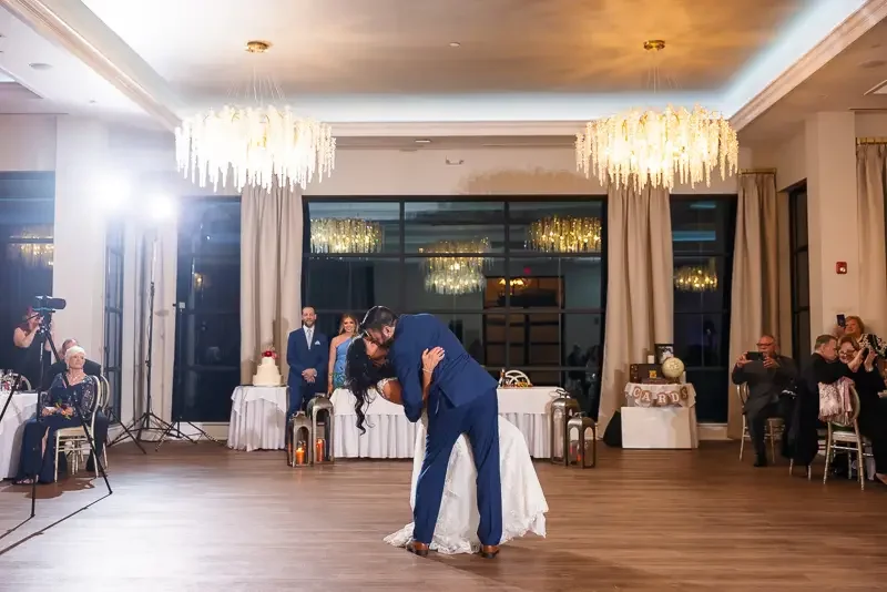 Romantic First Dance at Fall Tyde Wedding