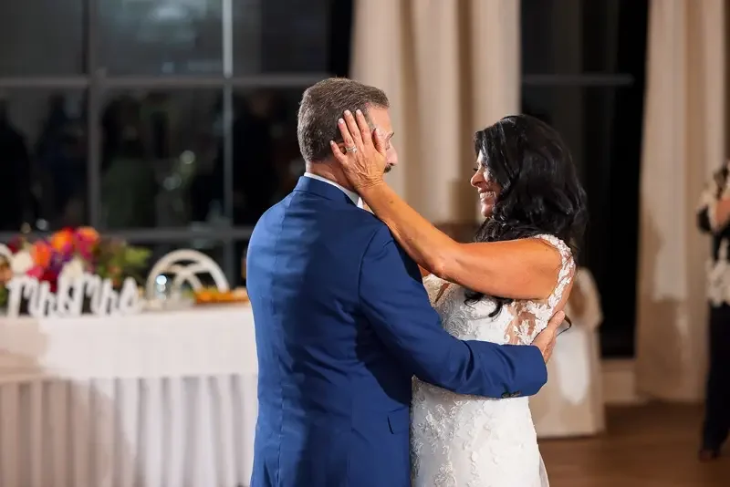 Emotional Parent Dance at Wedding Reception