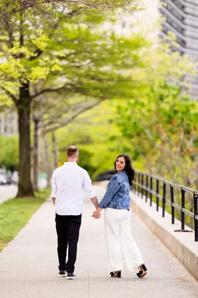 Walking Hand in Hand Through Astoria Park