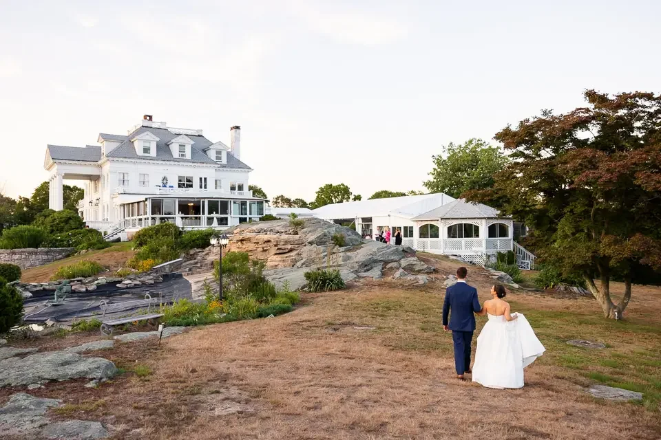Couple Walking Together After Sunset Portraits