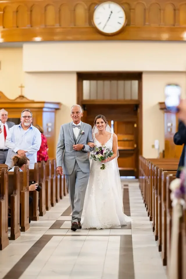 Bride Walking Down the Aisle