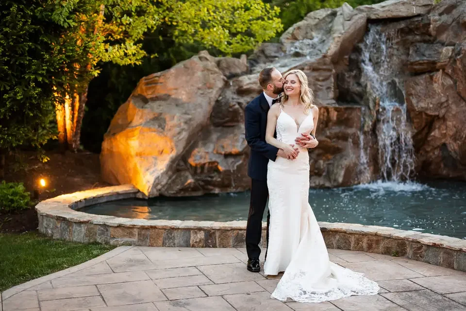 A Quiet Moment by the Waterfall