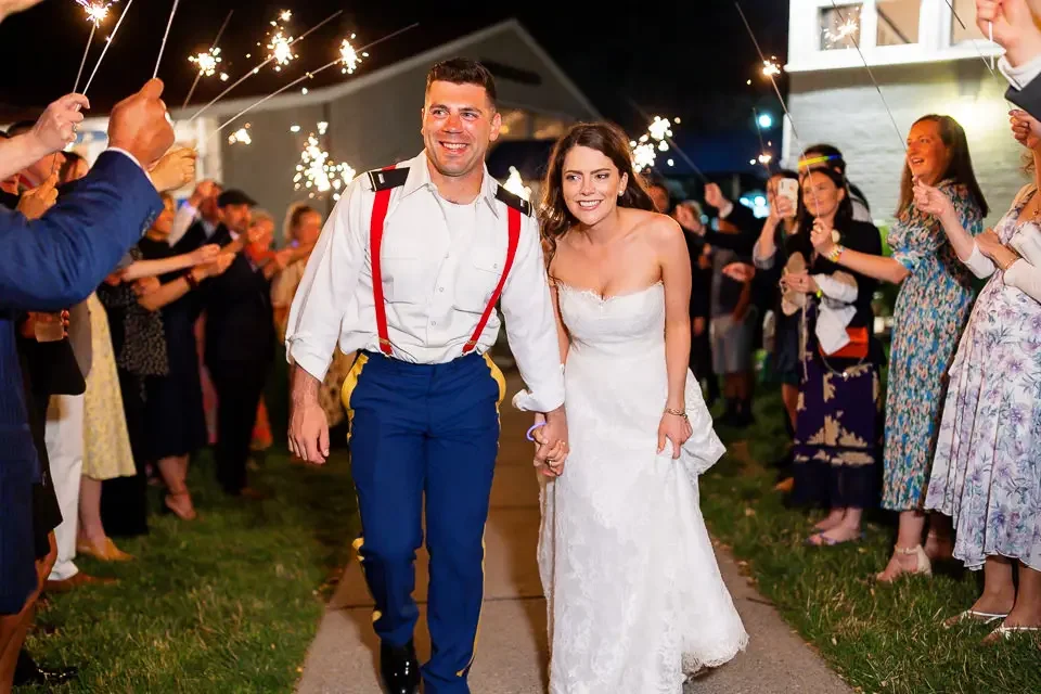 A Classic Wedding Day with Military Traditions &amp; Waterfront Views