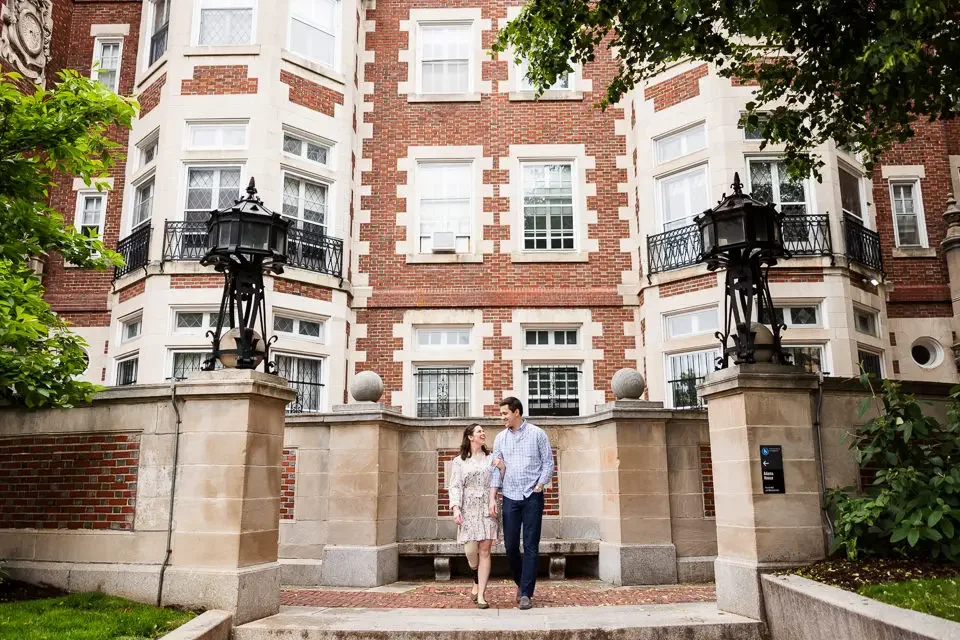 Engagement Session in Historic Courtyard