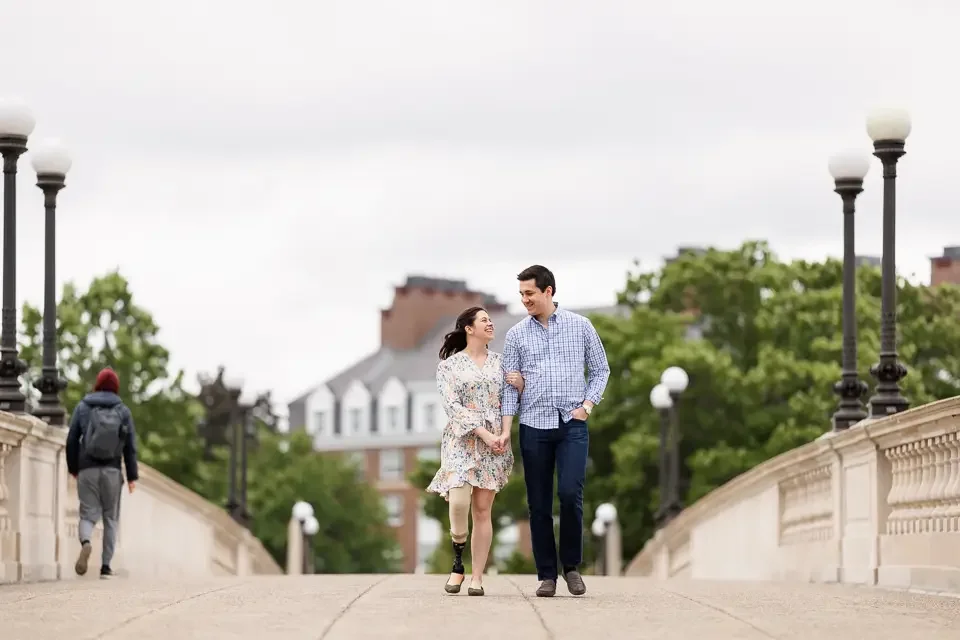 A Classic Engagement Session With Personal Meaning