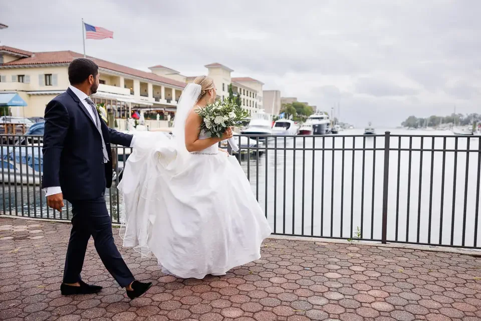 Walking Together Along the Marina